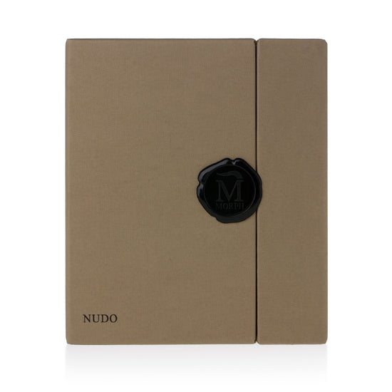 Morph Nudo parfum verpakking doos beig checkpoint 