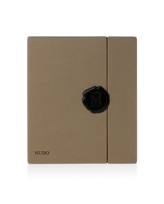 Morph Nudo parfum verpakking doos beig checkpoint 