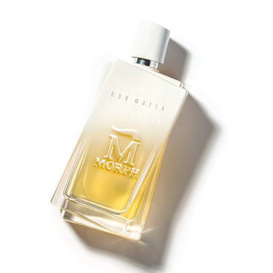Melkachtige fles van de Morph Oud Mafia Ice Eau de Parfum 100ML met oud bij Checkpoint Mol