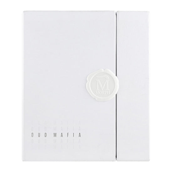 witte verpakking van Morph Oud Mafia Ice Eau de Parfum 100ML bij Checkpoint Mol