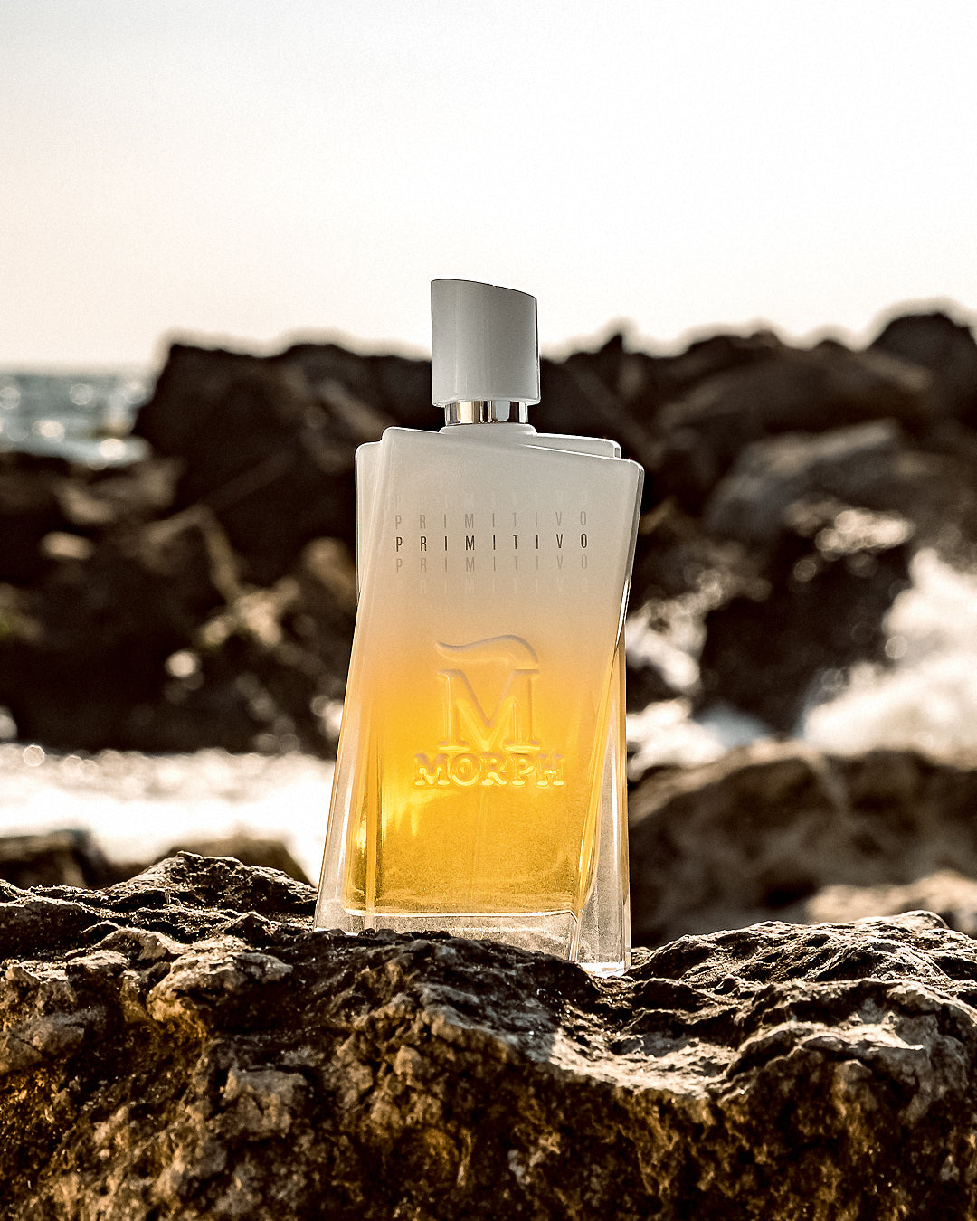 Morph Primitivo Ice Eau de Parfum checkpoint Mol aan zee op rots