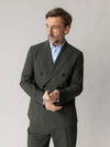 Mos Mosh Gallery Lui Blazer Dark Green gecombineerd met Jones Dynamic Luxe Pleated Pants als comfortabele set
