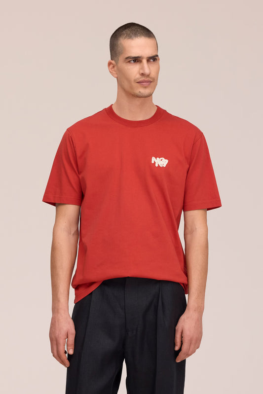 NN.07 Adam 3209 T-shirt Pima Cotton Regular Sienna Heat