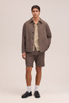 NN.07 Blaze 10038 Overshirt Seersucker Cotton Husk