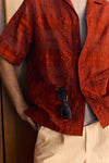 NN.07 Ben Jacquard Check Shirt Sienna