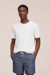 NN.07 Bari 60055 Cotton Cashmere T-shirt in Ivory bij Checkpoint Mol
