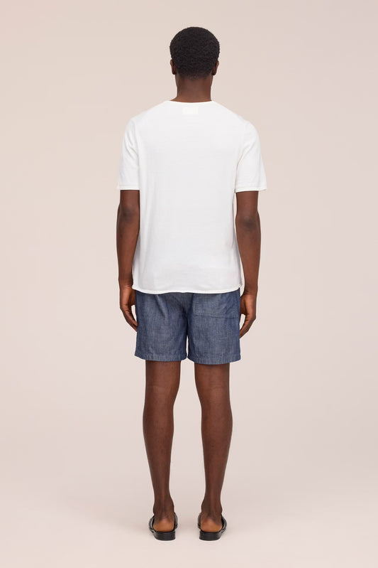 NN.07 Bari 60055 Cotton Cashmere T-shirt in Ivory bij Checkpoint Mol