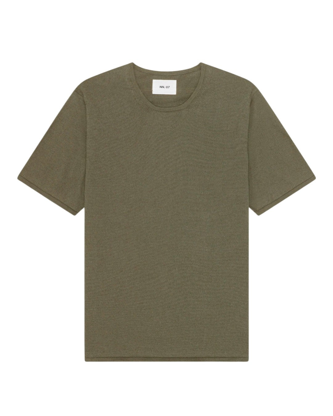 NN.07 Bari 60055 Short Sleeve Tee in Capers bij Checkpoint Mol