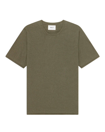 NN.07 Bari 60055 Short Sleeve Tee in Capers bij Checkpoint Mol