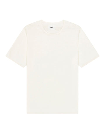 NN.07 Bari 60055 Short Sleeve Tee in Ivory bij Checkpoint Mol