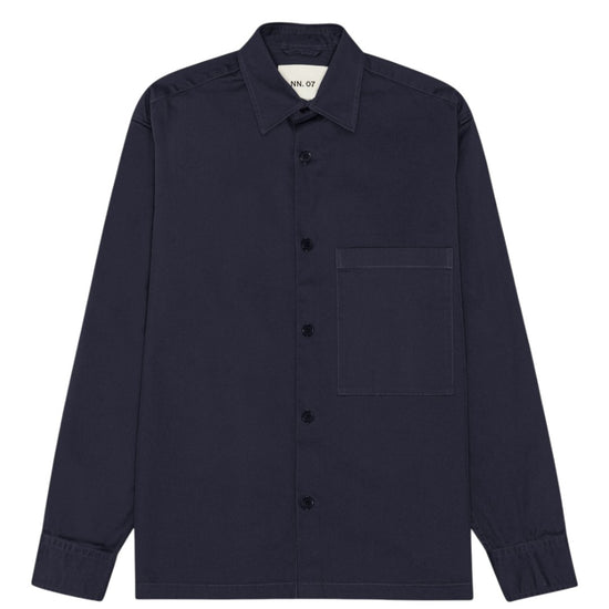 NN.07 seersucker overshirt voor heren bij Checkpoint Mol