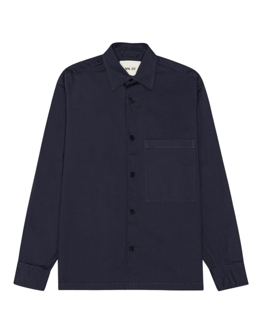NN.07 seersucker overshirt voor heren bij Checkpoint Mol