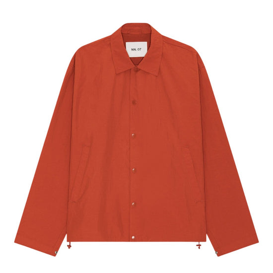 Fenton Lightweight Water Repellent Button Down Jacket Sienna Heat