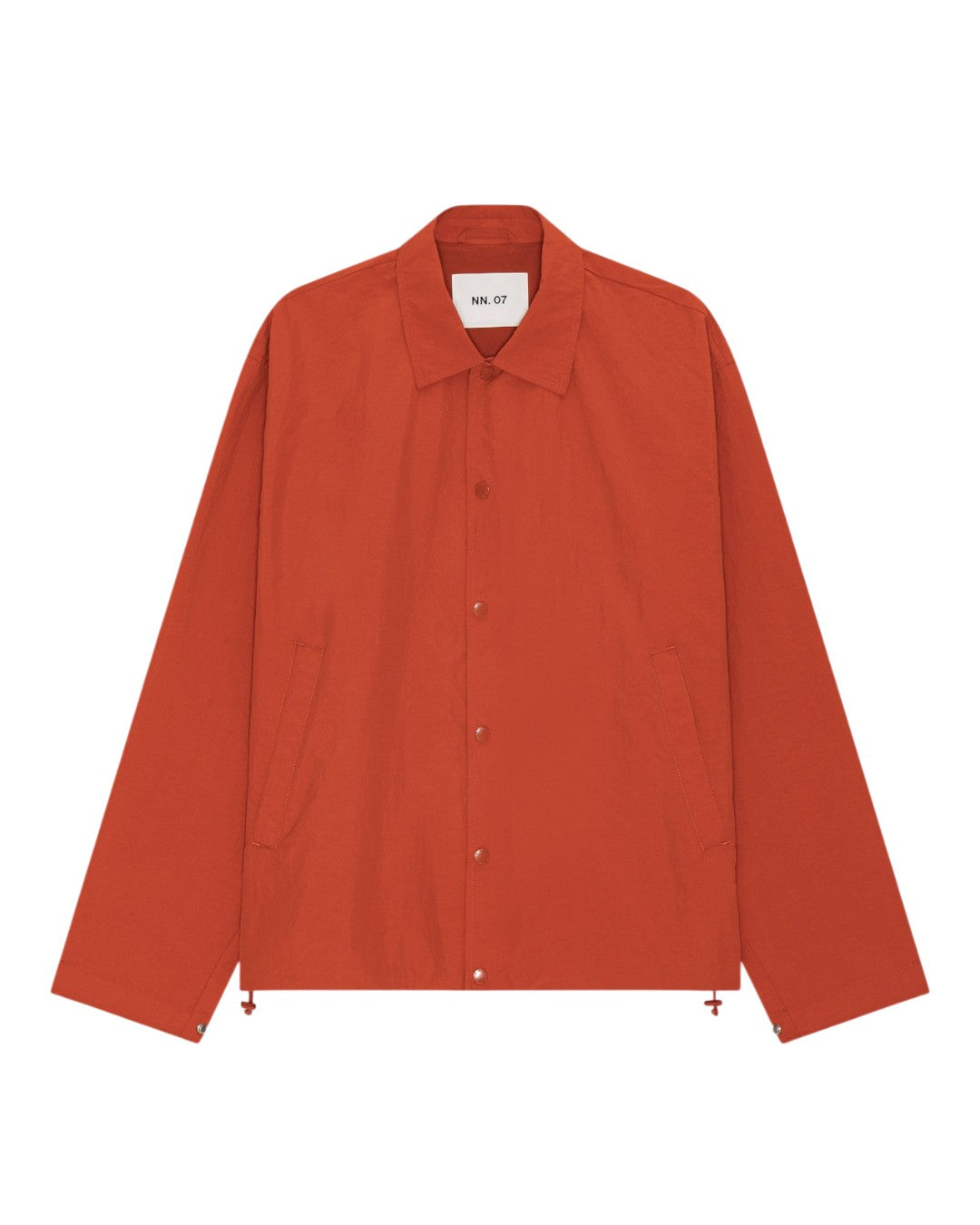 Fenton Lightweight Water Repellent Button Down Jacket Sienna Heat