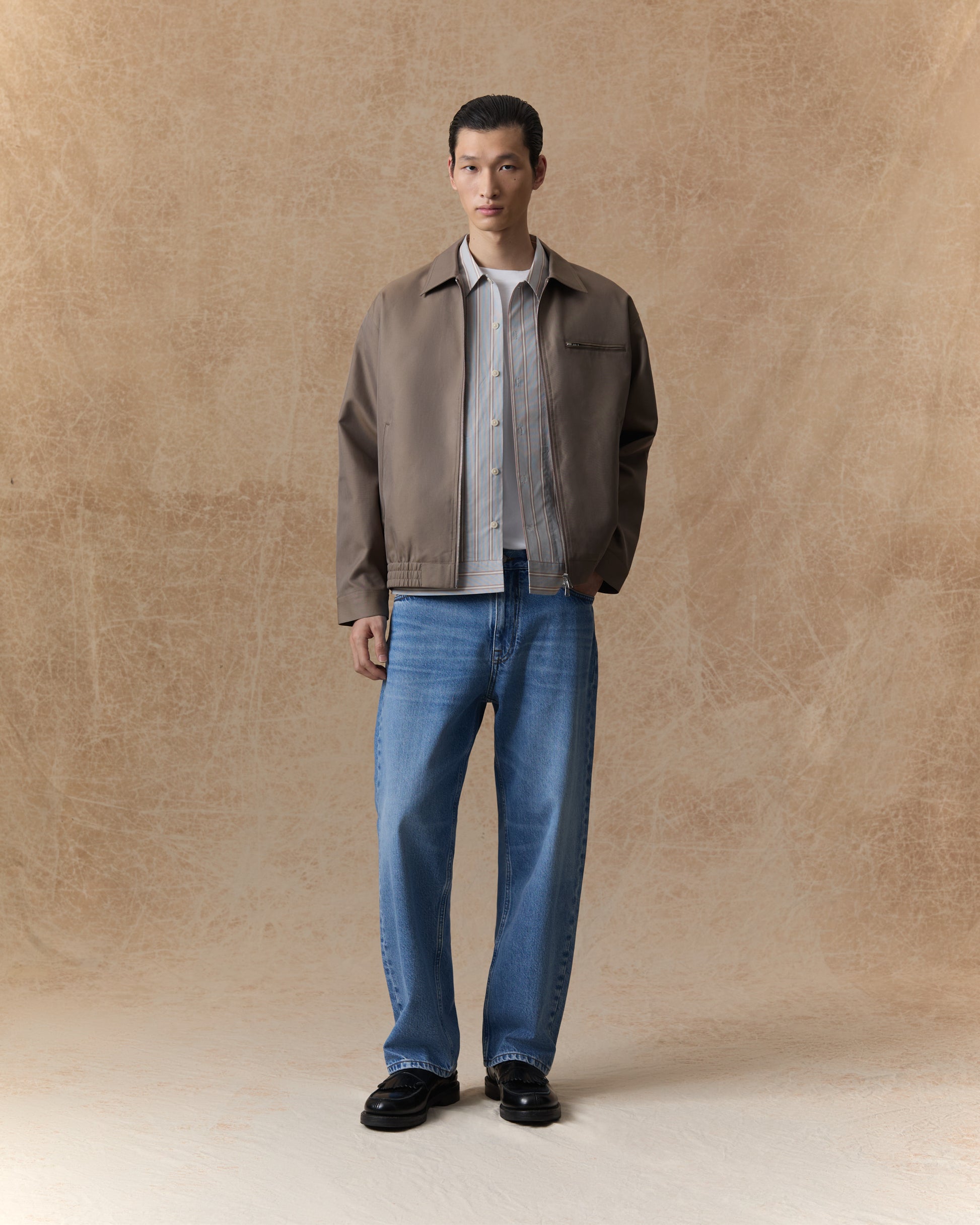 NN.07 Gideon 80038 Lightweight Jacket in Clay Mirage bij Checkpoint Mol
