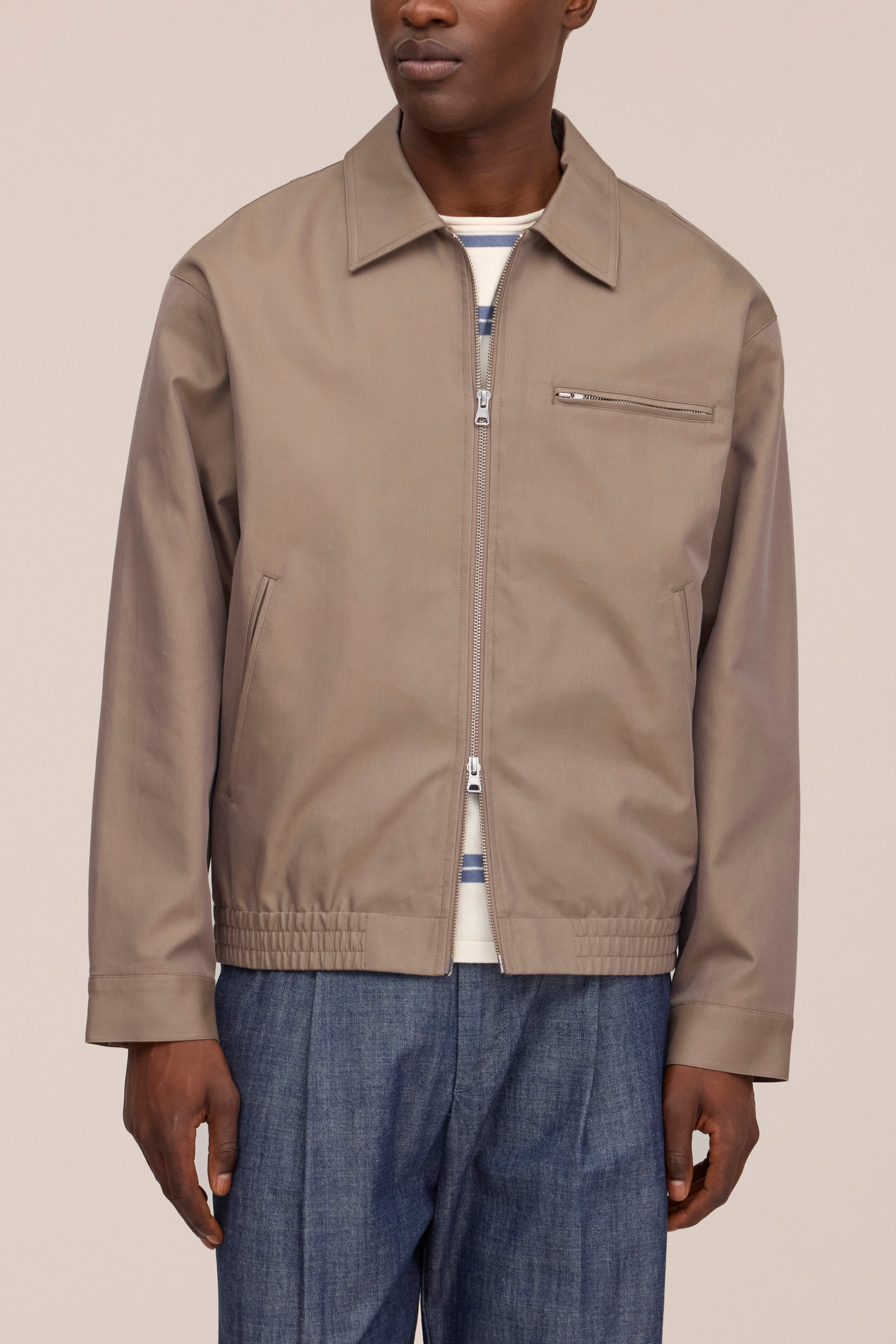 NN.07 Gideon 80038 Lightweight Jacket in Clay Mirage bij Checkpoint Mol