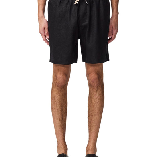 NN.07 Gregor linnen shorts met relaxte fit