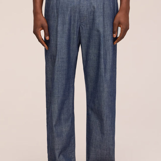 NN.07 Kay 10056 Chambray Trouser in Medium Rinse bij Checkpoint Mol