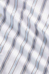 NN.07 Reed SS 50073 Supima Cotton Shirt in Blue Stripe bij Checkpoint Mol