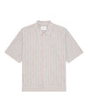NN.07 Reed SS 5322 Supima Cotton Overshirt in Red Stripe bij Checkpoint Mol