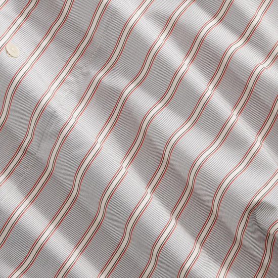 NN.07 Reed SS 5322 Supima Cotton Shirt in Red Stripe bij Checkpoint Mol