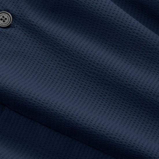 detail van een seersucker stof van de Blaze 10038 van nn07