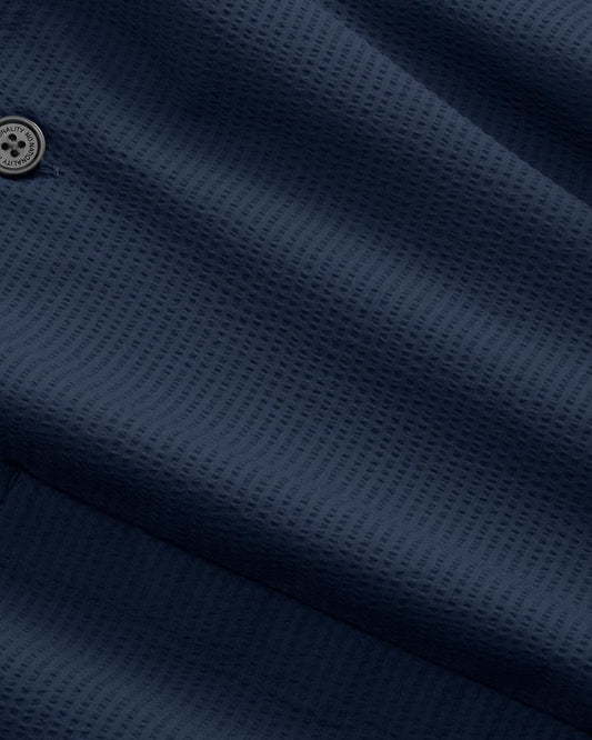 detail van een seersucker stof van de Blaze 10038 van nn07