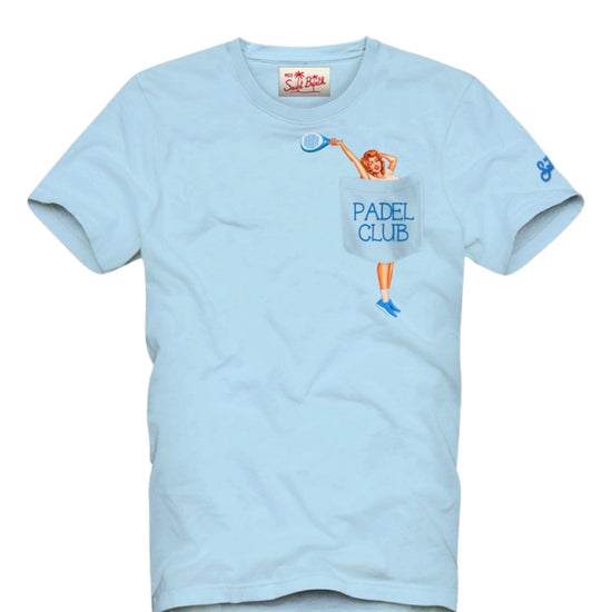 Cotton T-shirt with front pocket - Austin - Padel Club