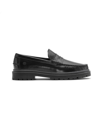 Playboy Shoes Austin penny loafers in zwart polido-leer