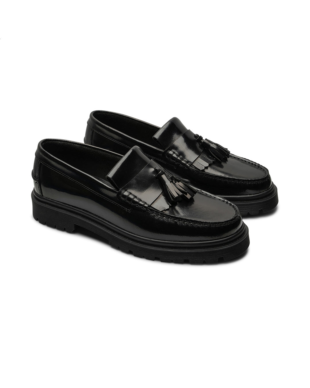 Playboy Shoes Florida zwarte loafer in zijaanzicht