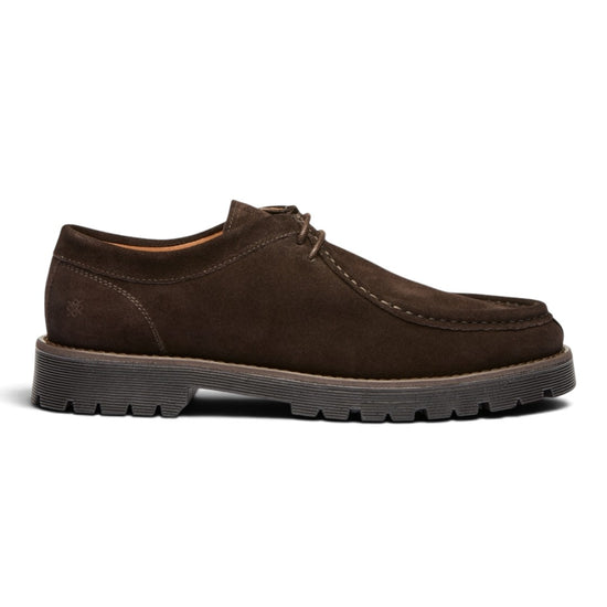 Playboy Shoes Malo moc-toe veterschoenen in bruin suède