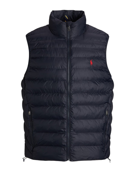 Polo Ralph Lauren Colden Opvouwbare Donsbodywarmer Navy – vooraanzicht | Checkpoint Mol