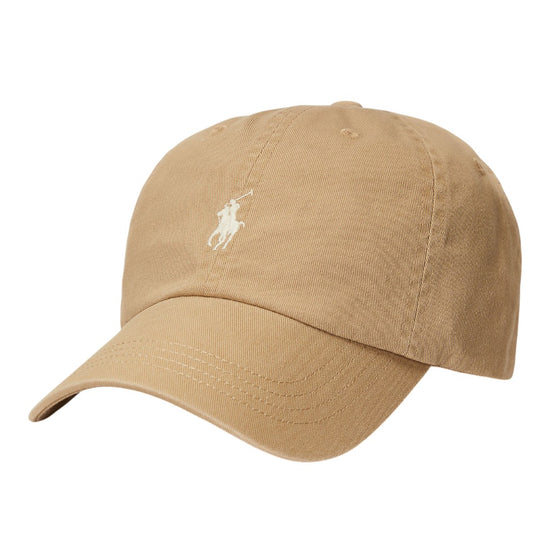 Polo Ralph Lauren Katoenen Pet Cafe Tan – vooraanzicht met Pony-logo | Checkpoint Mol