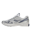 Voorkant van Saucony ProGrid Guide 7 Oyster Navy sneaker