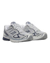 Zijkant van Saucony ProGrid Guide 7 Oyster Navy retro running sneaker