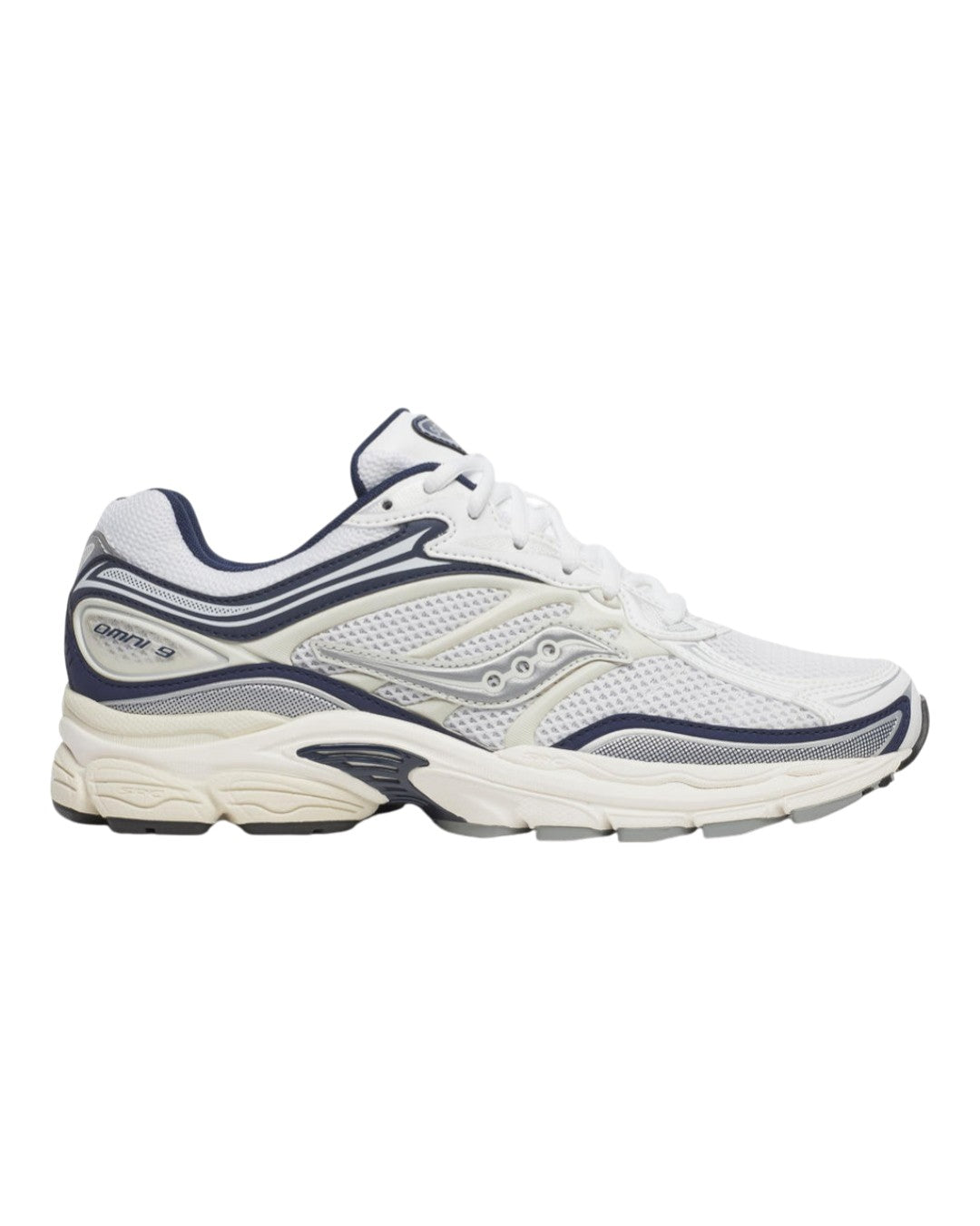Saucony ProGrid Omni 9 White Navy bij Checkpoint Mol