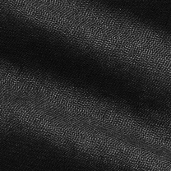 stofdetail van de NN.07 Gregor zomershort in zwarte linnen kwaliteit