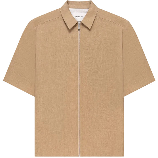 The GoodPeople Soto linnen zomerovershirt bij checkpoint mol
