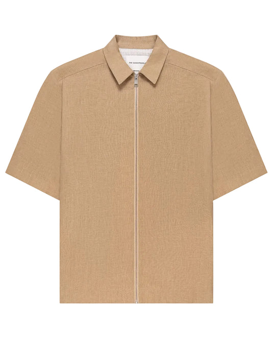 The GoodPeople Soto linnen zomerovershirt bij checkpoint mol