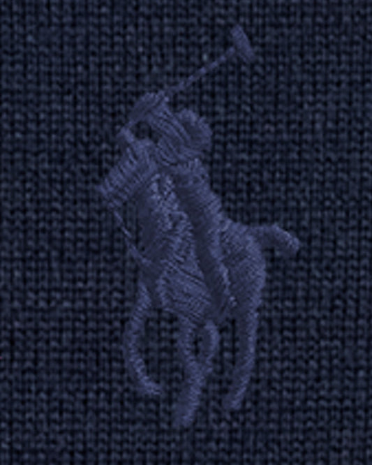 Ralph Lauren Merino Wool Crewneck Trui Hunter Navy