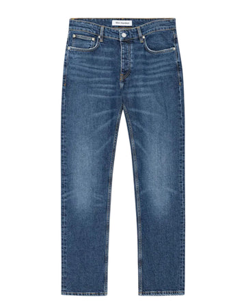 Won Hundred Archer Relaxed Slim Denim Dard Blue relaxed slim fit jeans bij Checkpoint Mol