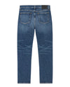 Won Hundred Archer Relaxed Slim Denim Dard Blue gecombineerd in een moderne herenoutfit