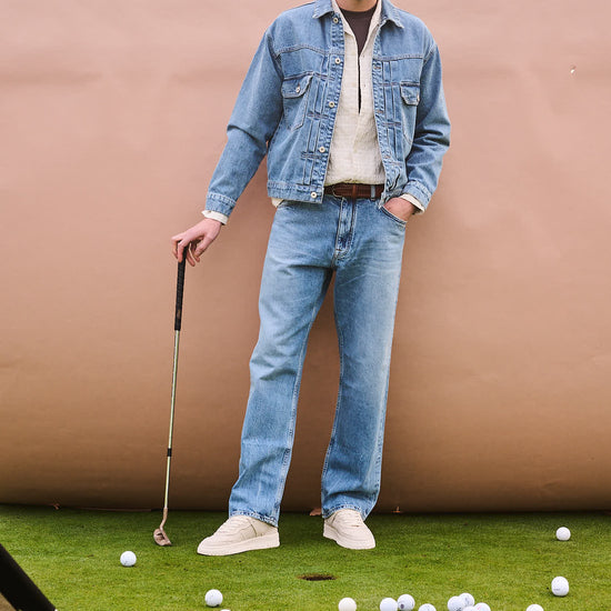 Voorkant van Won Hundred Archer San Vintage Light Blue regular fit jeans