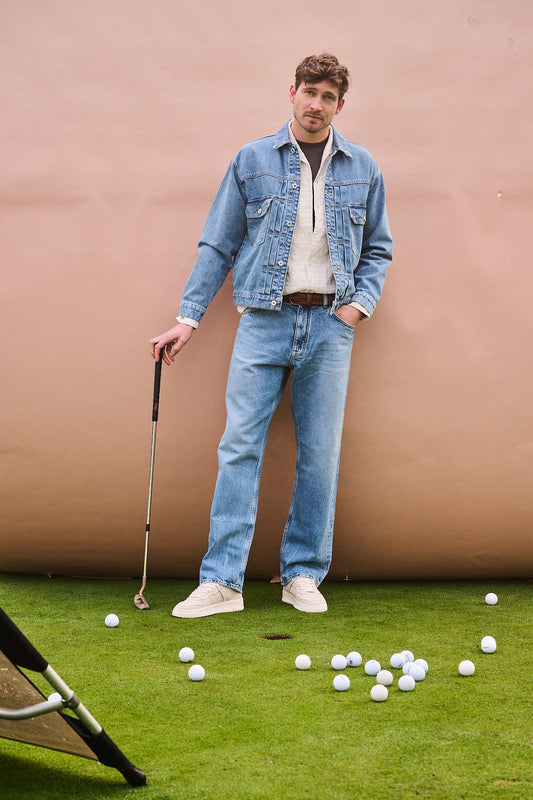 Voorkant van Won Hundred Archer San Vintage Light Blue regular fit jeans