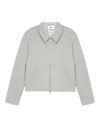 Won Hundred Dutton Jacket Light Grey Melange met regular fit bij Checkpoint Mol