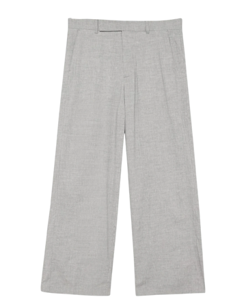 Won Hundred Eron Trousers Light Grey Melange cleane pantalon bij Checkpoint Mol