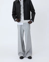 Won Hundred Eron Trousers Light Grey Melange gecombineerd in een moderne herenoutfit