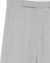 Won Hundred Eron Trousers Light Grey Melange gecombineerd in een moderne herenoutfit