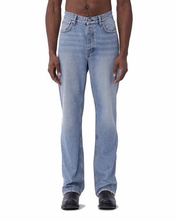 Won Hundred Steve Loose Fit Jeans Wash 18 Blauw – vooraanzicht op model | Checkpoint Mol