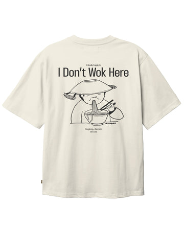 Woodbird WBBaine Wok Tee in Off White bij Checkpoint Mol